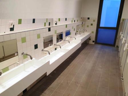 Waschrinnen für Kindergarten, Kita + Krippe